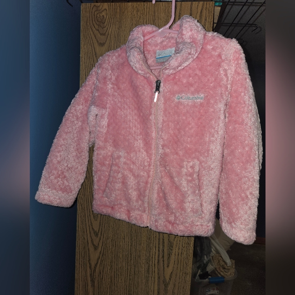 Columbia Pink Fleece Girls Jacket-4T